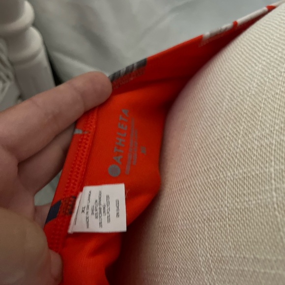 New!XL 2-Pieces Athleta Polynesian Flower Halter bikini/ bottoms XL DD-DDD - Picture 5 of 14